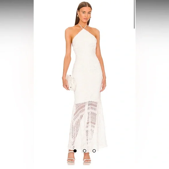 Revolve Dress, White, XS - Picture 3 of 3